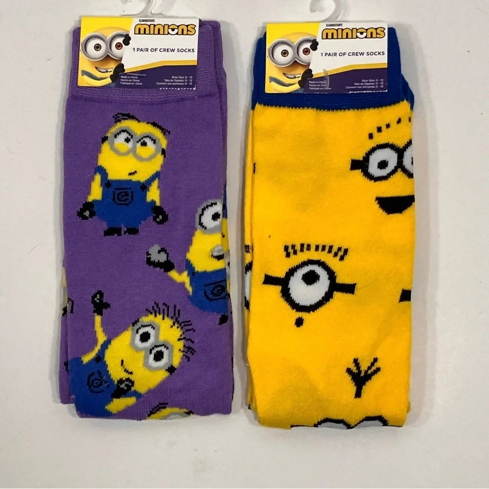 Minions Crew Socks